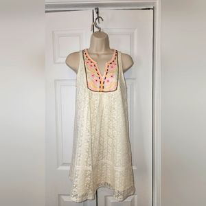 Paper Crane Lace/Boho Dress ~ Size S